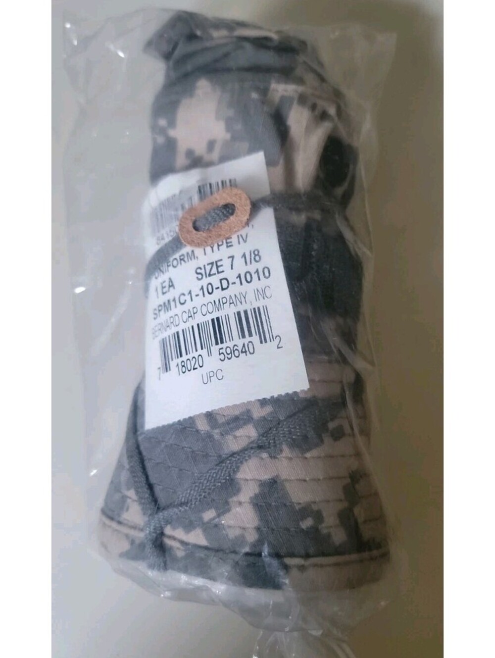 NWT US Army Hat Sun Combat Uniform Type IV 7 1/8 Digital Camo NOS New Old Stock
